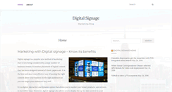 Desktop Screenshot of digital-signage.info