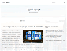 Tablet Screenshot of digital-signage.info